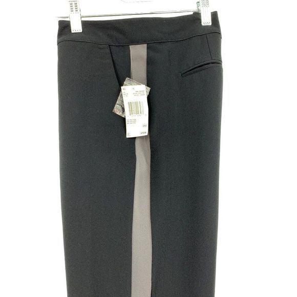 Womens Buffalo David Bitton Pants Ankle Side Stripe Size 2 Black 2250 NWT - Picture 11 of 12